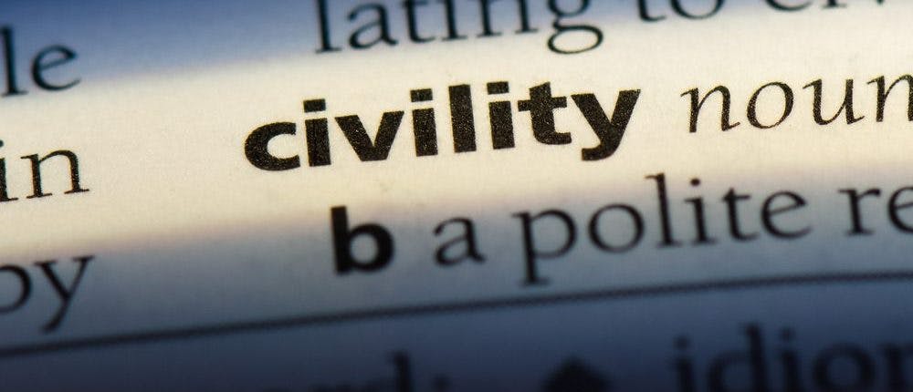 Creating Civility in... Banner