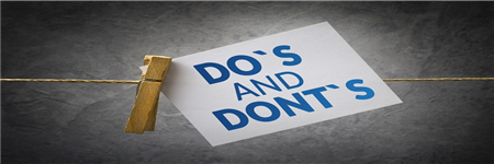 Do’s and Don’ts... Banner