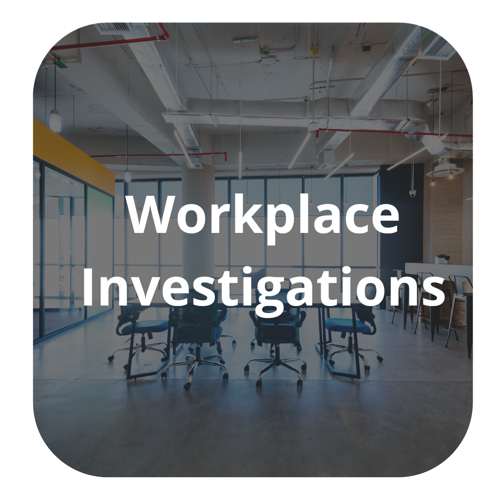 Conducting Workplace Investigations... Banner